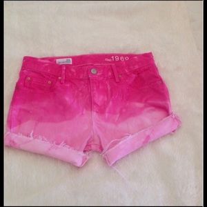 Pink cut offs custom